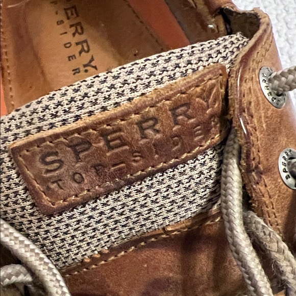 Sperry Brown Leather Boat Shoes